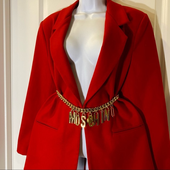 Vintage Red Stylish Blazer Size US 12 - Picture 4 of 12